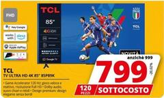 TCL - Tv Ultra HD 4K 85