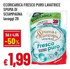 Spuma di Sciampagna - Ecoricarica Fresco Puro Lavatrice