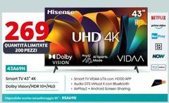 Hisense - Smart Tv 43