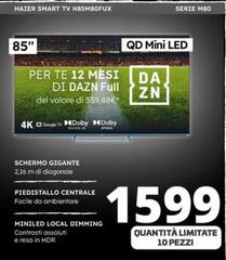 Haier - Smart Tv H85M80FUX Serie M80