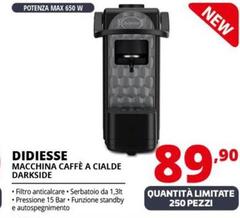 Didiesse - Macchina Caffè A Cialde Darkside