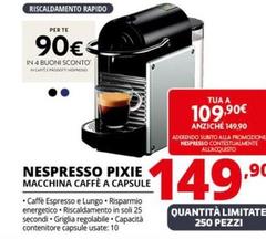 Krups - Nespresso Pixie Automatica Macchina Per Caffè A Capsule