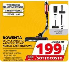 Rowenta - Scopa Senza Fili X-Force Flex 9.60 Animal Care RH2077WO