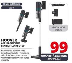 Hoover - Aspirapolvere Senza Filo HFG10P