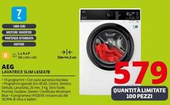 Aeg - Lavatrice Slim L6SE47B 