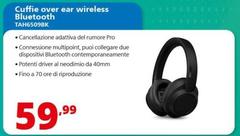 Philips - Cuffie Over Ear Wireless Bluetooth TAH6509BK