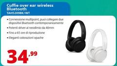 Philips - Cuffie Over Ear Wireless Bluetooth TAH5209BK/WT