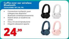 Philips - Cuffie Over Ear Wireless Bluetooth TAH4209BK/WT/BL/PK