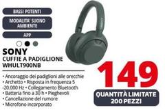 Sony - Cuffie A Padiglione WHULT900NB
