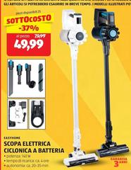 Easy Home - Scopa Elettrica Ciclonica A Batteria