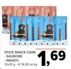 Rico - Stick Snack Cane Salmone