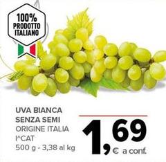 Uva Bianca Senza Semi