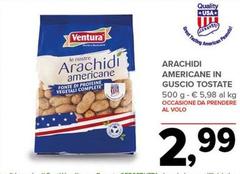 Ventura - Arachidi Americane In Guscio Tostate