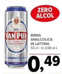 Van pur - Birra Analcolica In Lattina