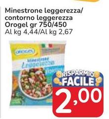 Orogel - Minestrone Leggerezza/Contorno Leggerezza