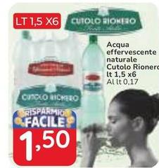 Cutolo rionero - Acqua Effervescente Naturale