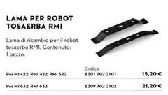 Lama Per Robot Tosaerba Rmi