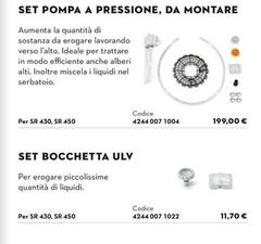 Set Pompa A Pressione, Da Montare