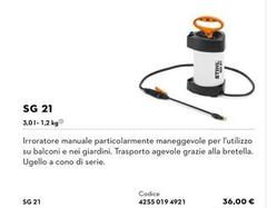 Stihl - Sg 21