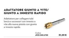 Adattatore Giunto A Vite/ Giunto A Innesto Rapido