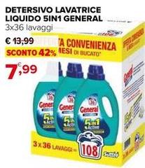 General - Detersivo Lavatrice Liquido 5in 1