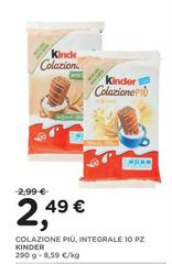 Kinder - Colazione Più, Integrale 10 Pz