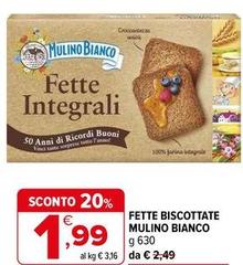 Mulino Bianco - Fette Biscottate