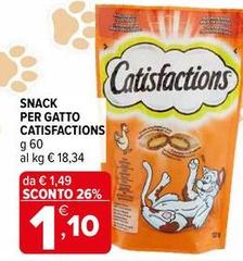 Catisfactions - Snack Per Gatto