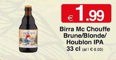 Mc chouffe - Birra Mc Chouffe Brune/Blonde/Houblon Ipa