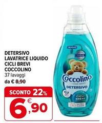 Coccolino - Detersivo Lavatrice Liquido Cicili Brevi