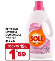 Sole - Detersivo Lavatrice Liquido
