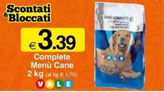 Vale - Complete Menú Cane