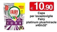 Fairy - Caps Per Lavastoviglie Platinum Plus/Miracle