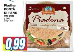 Bontà di pane - Piadina Integrale