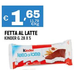 Kinder - Fetta Al Latte