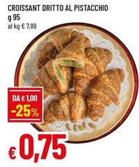 Croissant Dritto Al Pistacchio