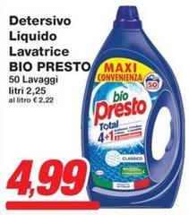 Bio Presto - Detersivo Liquido Lavatrice