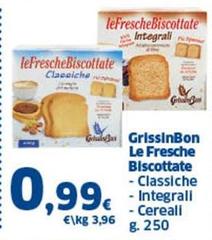 Grissin bon - Le Fresche Biscottate