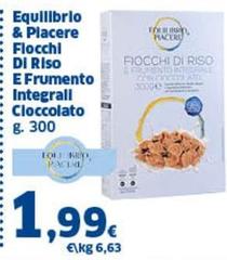 Equilibrio & Piacere - Fiocchi Di Riso E Frumento Integrali Cioccolato
