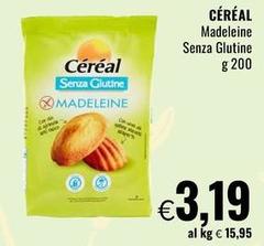Cereal bio - Madeleine Senza Glutine