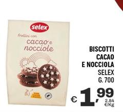 Selex - Biscotti Cacao E Nocciola