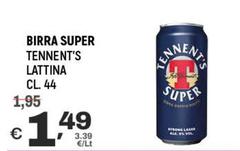 Tennent's - Birra Super Lattina