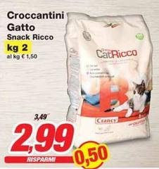 Crancy - Croccantini Gatto Snack Ricco
