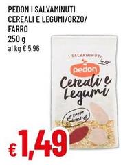 Pedon - I Salvaminuti Cereali E Legumi/Orzo/ Farro