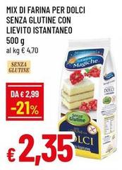 Mix Di Farina Per Dolci Senza Glutine Con Lievito Istantaneo