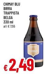 Chimay -  Blu Birra Trappista Belga