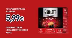 Bialetti - 16 Capsule Espresso Bar Roma 