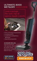 Aeg - Aspirapolvere E Lavapavimenti Senza Filo AW81U3DB, Rilevazione Automatica Dello Sporco, 35 Min Di Autonomia, Sistema Autopulente, Tutti I Tipi Di Pavimento, Grigio Scuro