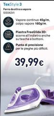 Braun - TexStyle 3 Ferro Da Stiro A Vapore SI3042VI