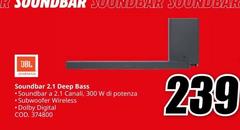 Jbl - Soundbar 2.1 Deep Bass